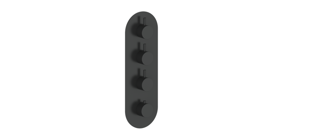 Vogt Worgl Trim for 3/4" High-Flow TH Valve with 3 Stops CC