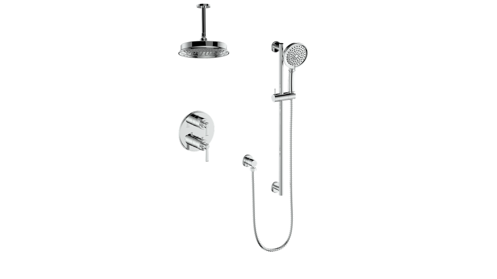 ZEHN TRIM FOR 2-WAY SHOWER KIT WITH 6" CEILING ARM