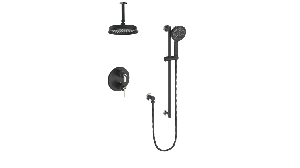 ZEHN TRIM FOR 2-WAY SHOWER KIT WITH 6" CEILING ARM