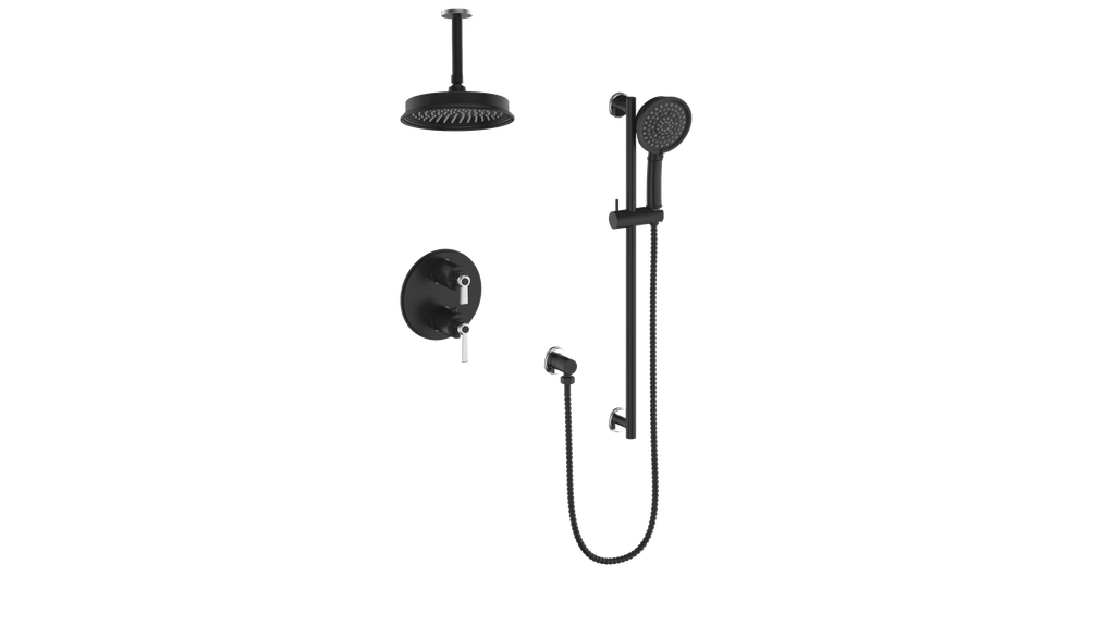 ZEHN TRIM FOR 2-WAY SHOWER KIT WITH 6" CEILING ARM