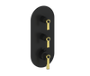 ZEHN TRIM FOR 3/4" HIGH-FLOW TH VALVE WITH 2 VOLUME CONTROLS