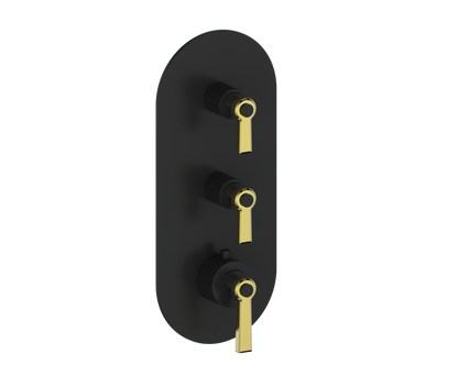 ZEHN TRIM FOR 3/4" HIGH-FLOW TH VALVE WITH 2 VOLUME CONTROLS
