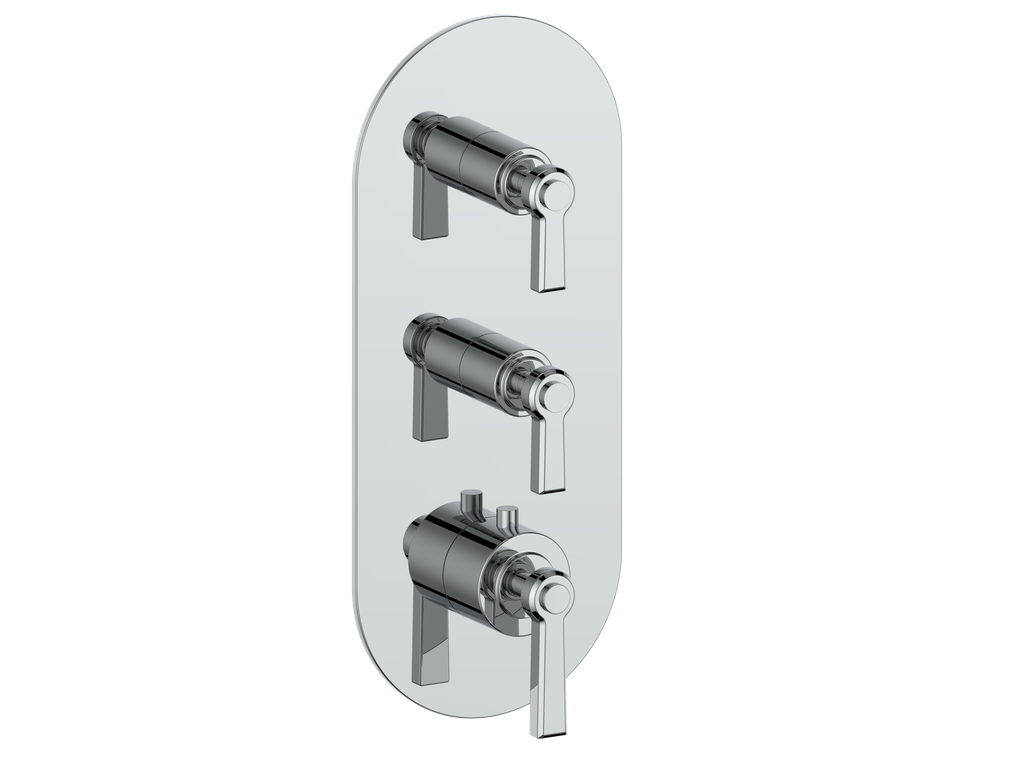 ZEHN TRIM FOR 3/4" HIGH-FLOW TH VALVE WITH 2 VOLUME CONTROLS
