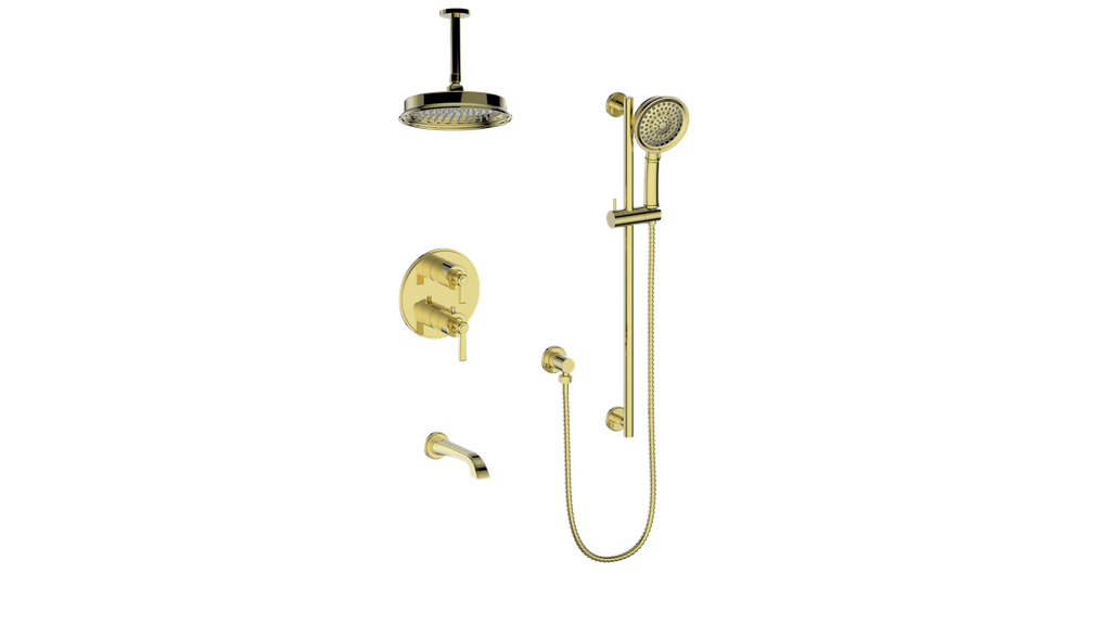ZEHN TRIM FOR 3-WAY TH SHOWER KIT WITH 6" CEILING ARM