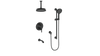 ZEHN TRIM FOR 3-WAY TH SHOWER KIT WITH 6" CEILING ARM