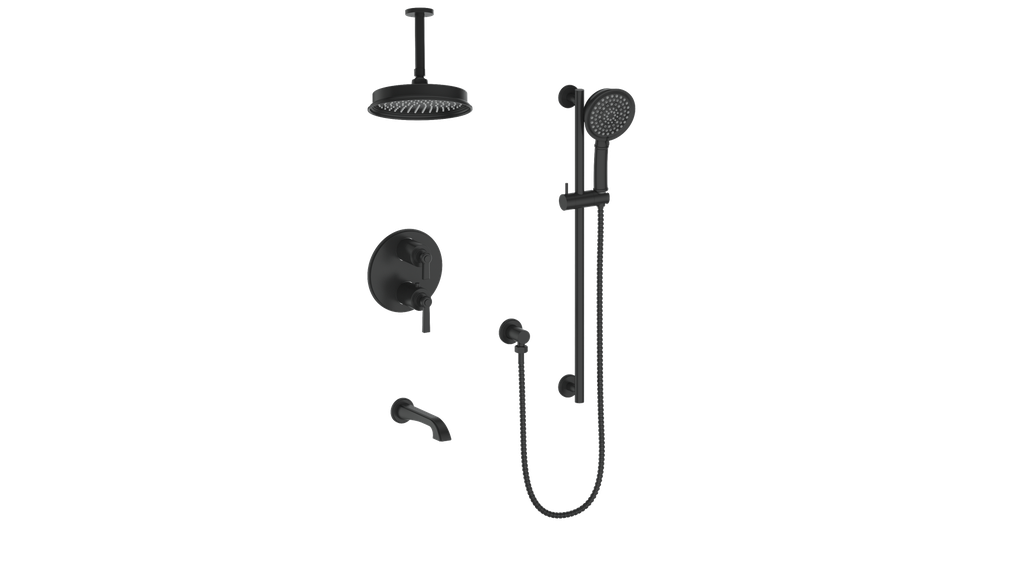ZEHN TRIM FOR 3-WAY TH SHOWER KIT WITH 6" CEILING ARM