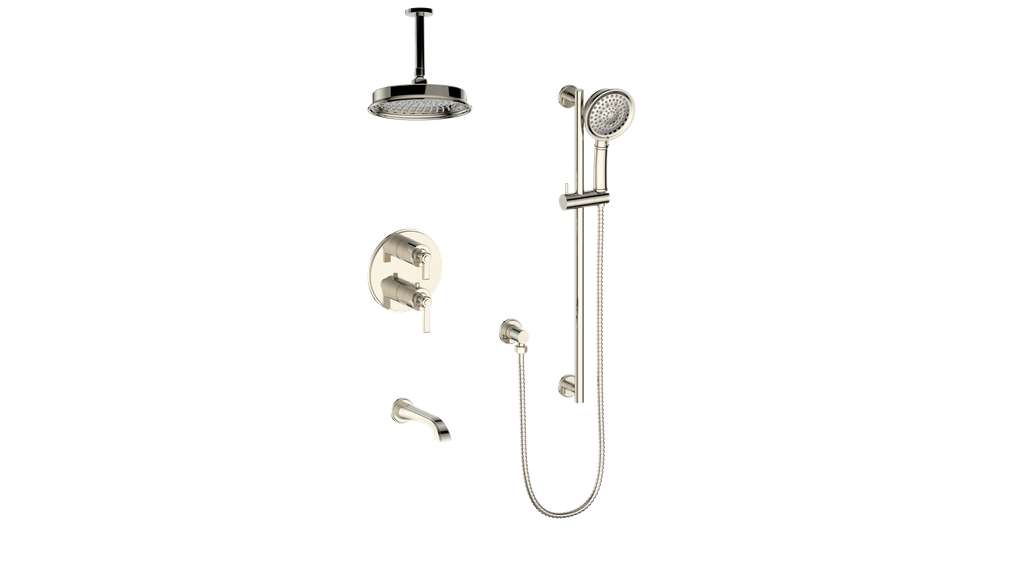 ZEHN TRIM FOR 3-WAY TH SHOWER KIT WITH 6" CEILING ARM