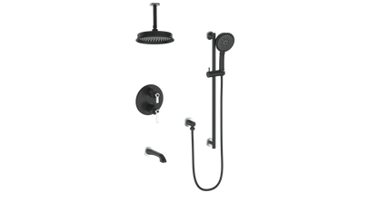 ZEHN TRIM FOR 3-WAY TH SHOWER KIT WITH 6" CEILING ARM
