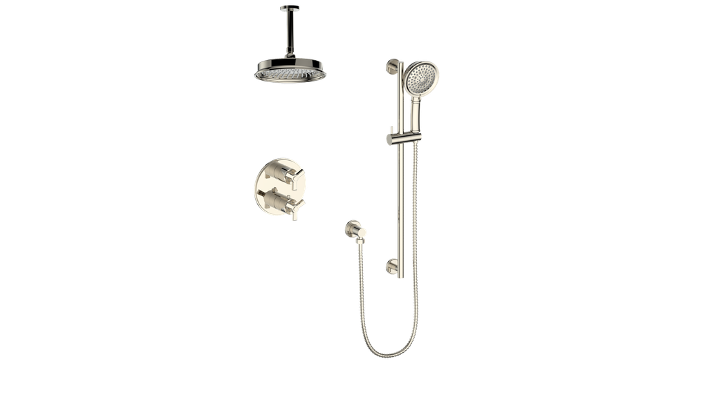 ZEHN TRIM FOR 2-WAY SHOWER KIT WITH 6" CEILING ARM