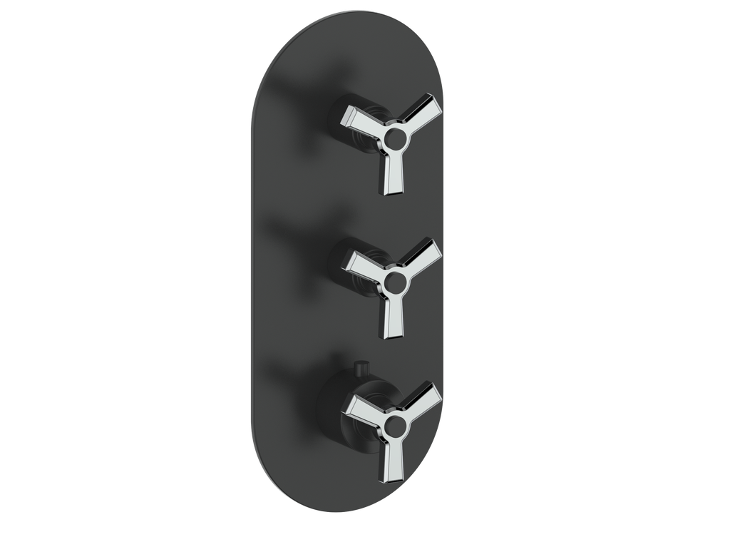ZEHN TRIM FOR 3/4" HIGH-FLOW TH VALVE WITH 2 VOLUME CONTROLS