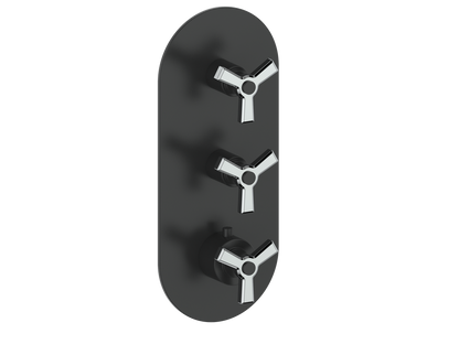 ZEHN TRIM FOR 3/4" HIGH-FLOW TH VALVE WITH 2 VOLUME CONTROLS