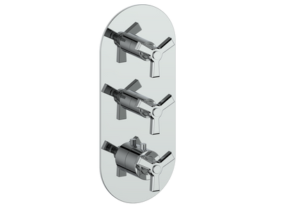ZEHN TRIM FOR 3/4" HIGH-FLOW TH VALVE WITH 2 VOLUME CONTROLS