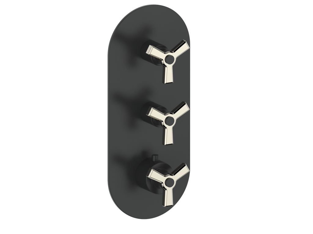 ZEHN TRIM FOR 3/4" HIGH-FLOW TH VALVE WITH 2 VOLUME CONTROLS