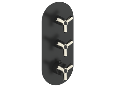 ZEHN TRIM FOR 3/4" HIGH-FLOW TH VALVE WITH 2 VOLUME CONTROLS