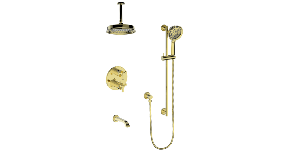 ZEHN TRIM FOR 3-WAY TH SHOWER KIT WITH 6" CEILING ARM