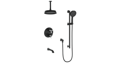 ZEHN TRIM FOR 3-WAY TH SHOWER KIT WITH 6" CEILING ARM