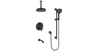 ZEHN TRIM FOR 3-WAY TH SHOWER KIT WITH 6" CEILING ARM