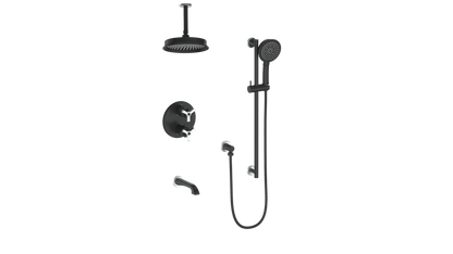 ZEHN TRIM FOR 3-WAY TH SHOWER KIT WITH 6" CEILING ARM