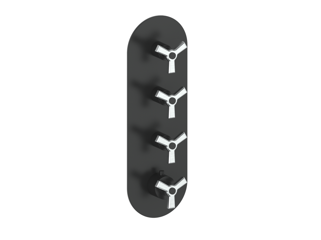 ZEHN TRIM FOR 3/4" HIGH-FLOW TH VALVE WITH 3 VOLUME CONTROLS