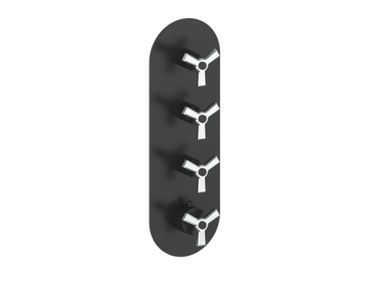 ZEHN TRIM FOR 3/4" HIGH-FLOW TH VALVE WITH 3 VOLUME CONTROLS