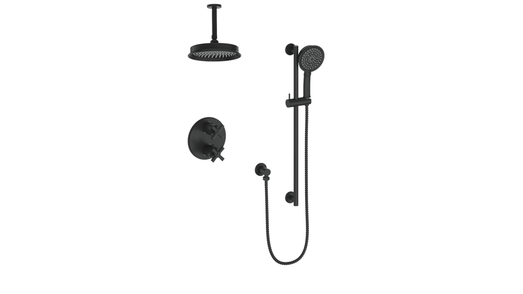 ZEHN TRIM FOR 2-WAY SHOWER KIT WITH 6" CEILING ARM