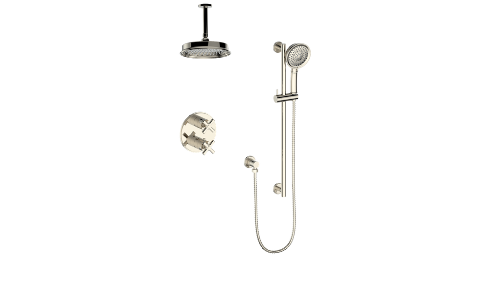 ZEHN TRIM FOR 2-WAY SHOWER KIT WITH 6" CEILING ARM