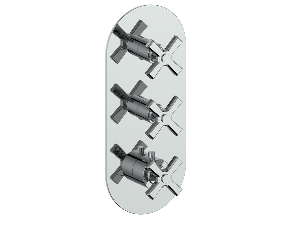 ZEHN TRIM FOR 3/4" HIGH-FLOW TH VALVE WITH 2 VOLUME CONTROLS