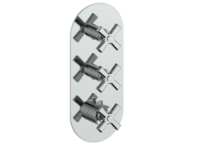 ZEHN TRIM FOR 3/4" HIGH-FLOW TH VALVE WITH 2 VOLUME CONTROLS