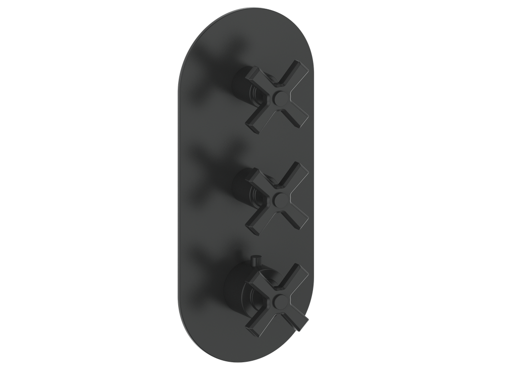ZEHN TRIM FOR 3/4" HIGH-FLOW TH VALVE WITH 2 VOLUME CONTROLS