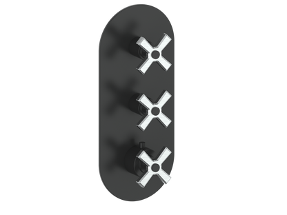 ZEHN TRIM FOR 3/4" HIGH-FLOW TH VALVE WITH 2 VOLUME CONTROLS
