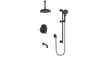 ZEHN TRIM FOR 3-WAY TH SHOWER KIT WITH 6" CEILING ARM