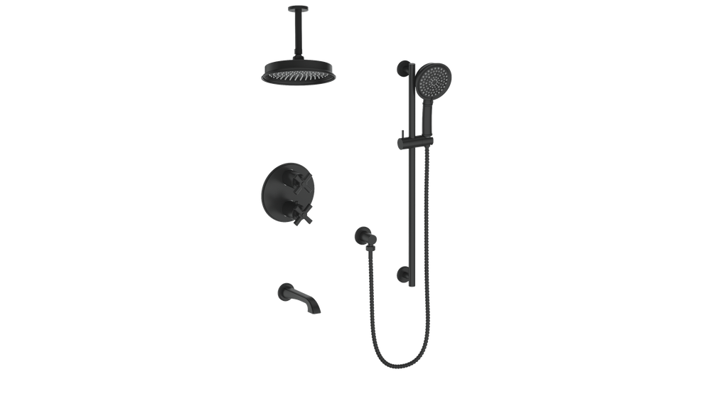 ZEHN TRIM FOR 3-WAY TH SHOWER KIT WITH 6" CEILING ARM