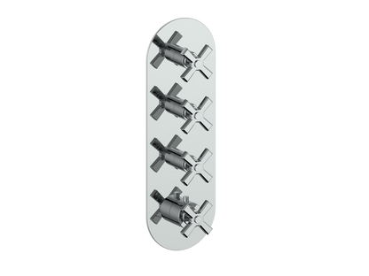 ZEHN TRIM FOR 3/4" HIGH-FLOW TH VALVE WITH 3 VOLUME CONTROLS