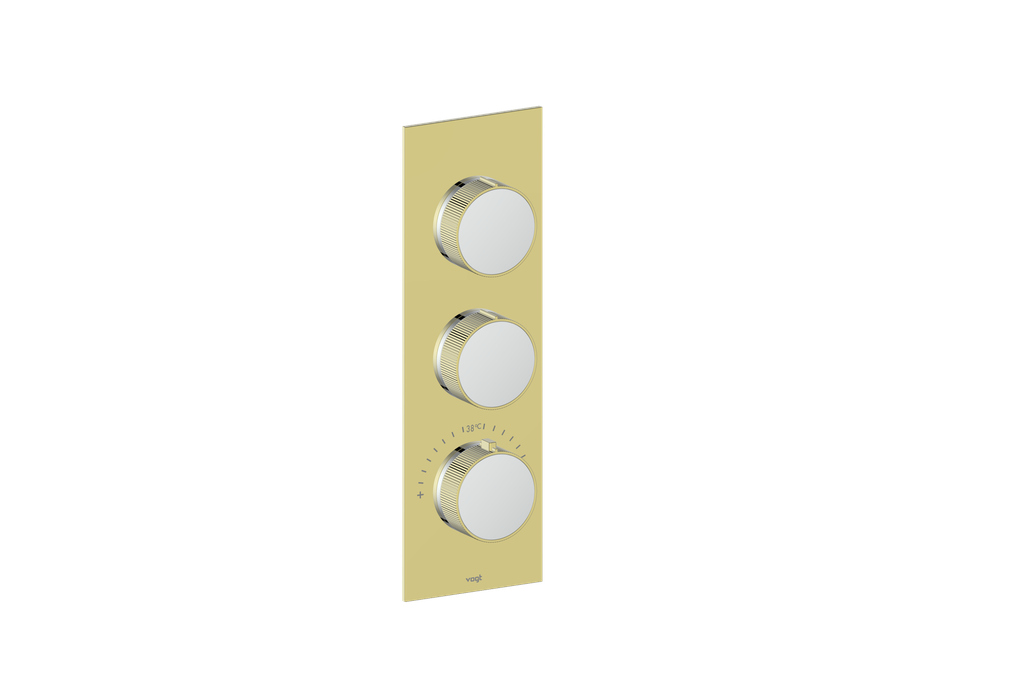 Vogt MOND TRIM FOR 3/4" HIGH-FLOW TH VALVE WITH 2 VOLUME CONTROLS