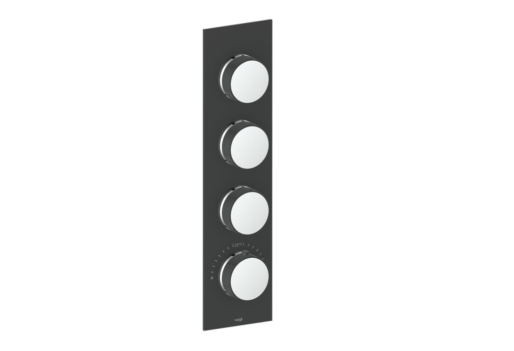 MOND TRIM FOR 3/4" HIGH-FLOW TH VALVE WITH 3 VOLUME CONTROLS
