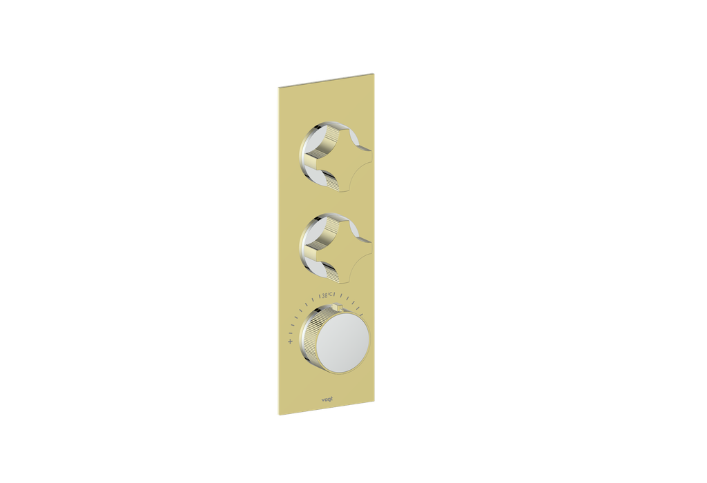 Vogt MOND TRIM FOR 3/4" HIGH-FLOW TH VALVE WITH 2 VOLUME CONTROLS