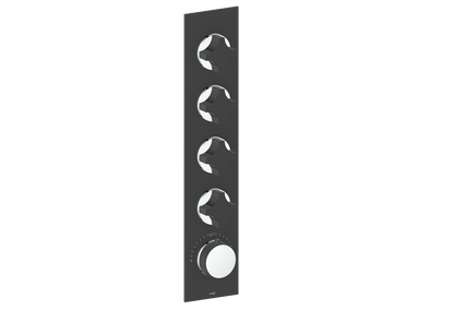 MOND TRIM FOR 3/4" HIGH-FLOW TH VALVE WITH 4 VOLUME CONTROLS