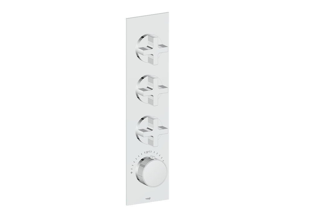 MOND TRIM FOR 3/4" HIGH-FLOW TH VALVE WITH 3 VOLUME CONTROLS