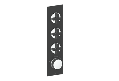MOND TRIM FOR 3/4" HIGH-FLOW TH VALVE WITH 3 VOLUME CONTROLS