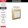 Delta Steamscape Classic System Square Exterior Steam Control