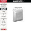 Delta Steamscape Classic System Square Exterior Steam Control