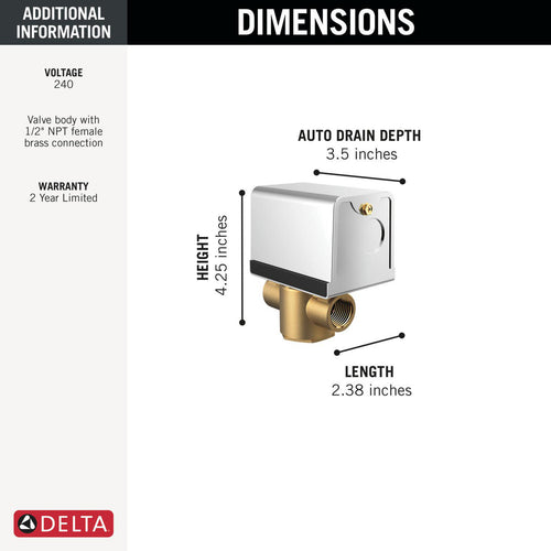 Delta Auto Drain - 240V