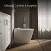 Leap™ One-piece elongated smart toilet, dual-flush - Golzar Home