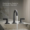 Venza® Widespread bathroom sink faucet, 0.5 gpm