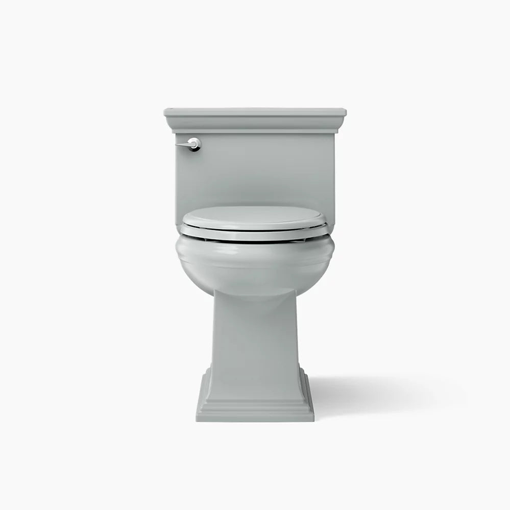 Kohler Memoirs® Stately One-piece compact elongated toilet with skirted trapway, 1.28 gpf - Golzar Home
