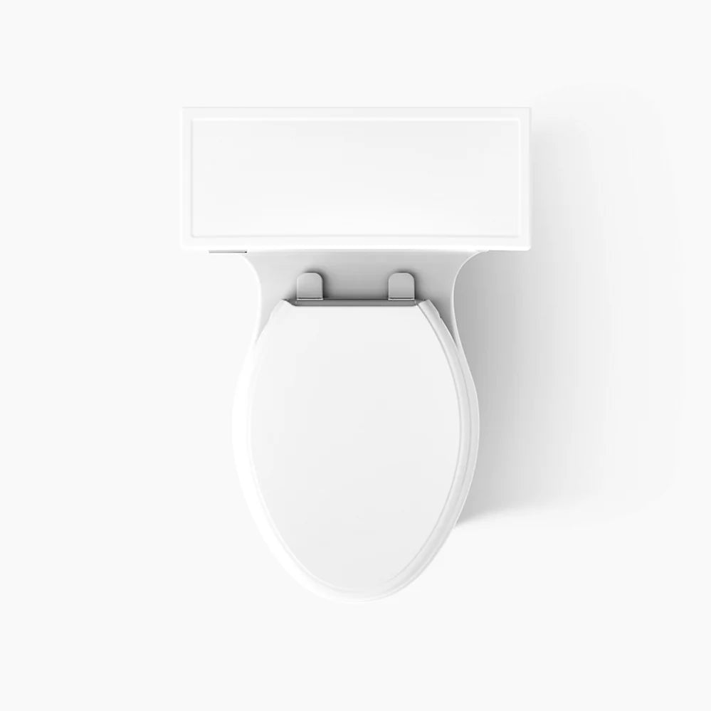Kohler Memoirs® Stately One-piece compact elongated toilet with skirted trapway, 1.28 gpf - Golzar Home