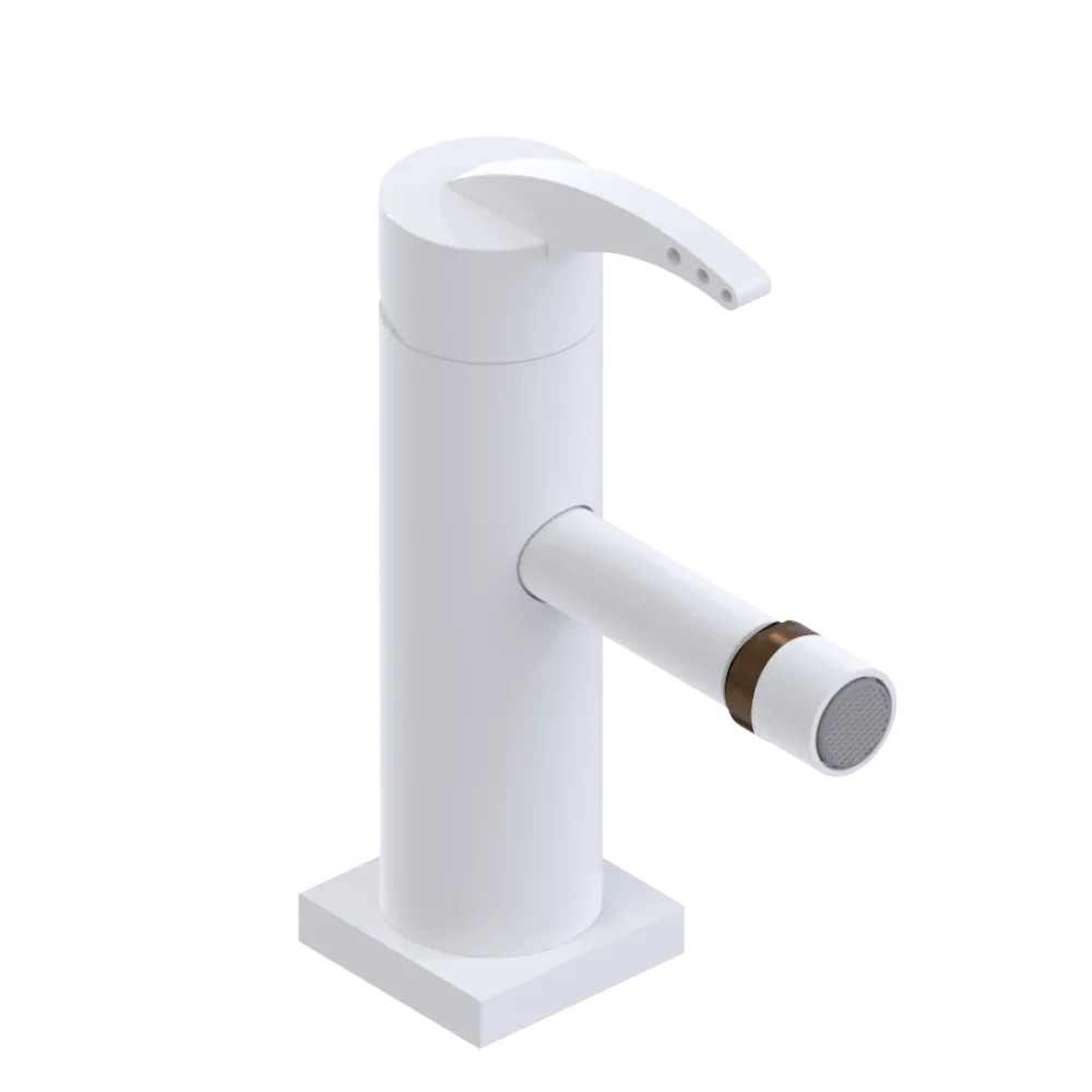 Rubinet Single Control Bidet Fitting (less drain) White