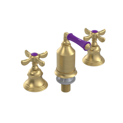 Rubinet Bidet Fitting with Spray, Diverter, and Vacum Breaker (Less Drain) Satin Brass