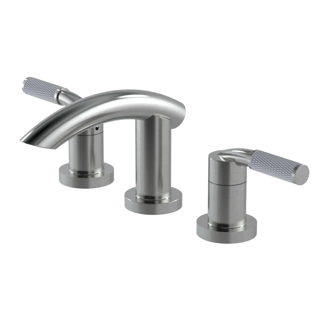 Rubinet Widespread Lav. Set. (less drain) Satin Nickel
