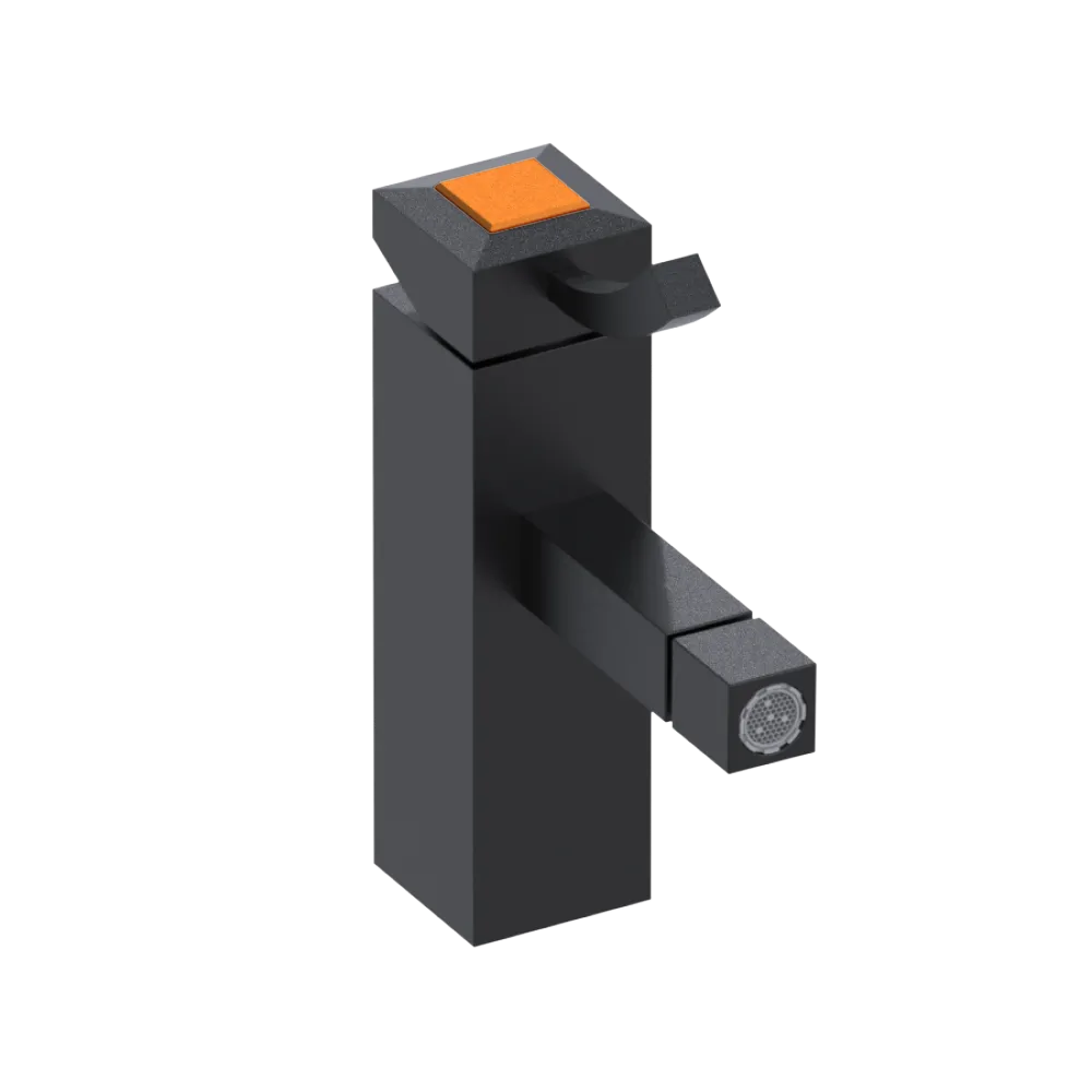 Rubinet Single Control Bidet Fitting (less drain) Matt Black